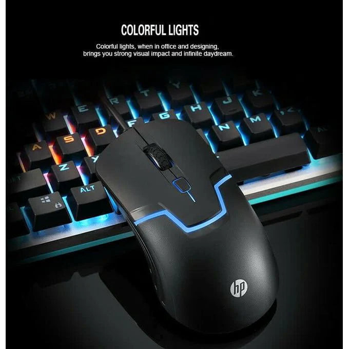 Hp Souris Gamer Filaire HP M100 - Noir Hp Souris Gamer Filaire HP M100 - Noir